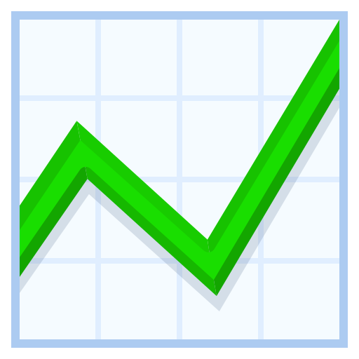 chart increasing as rendered by JoyPixels