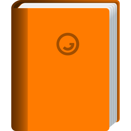 Orange Book as drawn by JoyPixels in 11.0