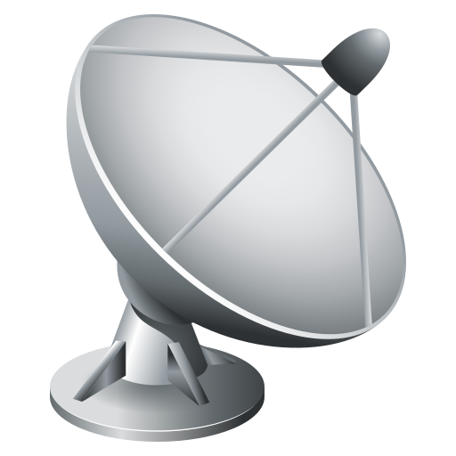 satellite antenna as rendered by JoyPixels
