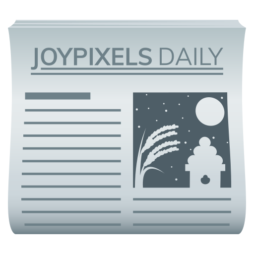 periódico as rendered by JoyPixels