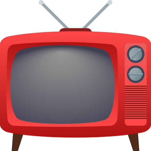 Fernseher as rendered by JoyPixels