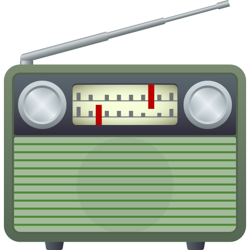 Radio as drawn by JoyPixels in 11.0