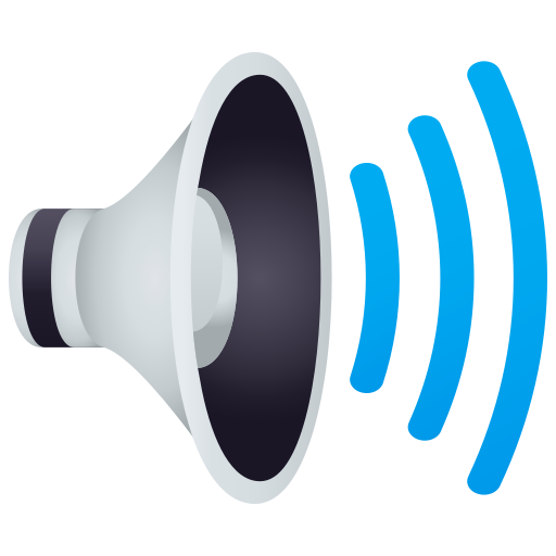 speaker high volume as rendered by JoyPixels