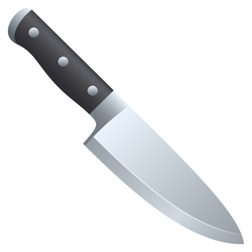 Kitchen Knife as drawn by JoyPixels in 11.0