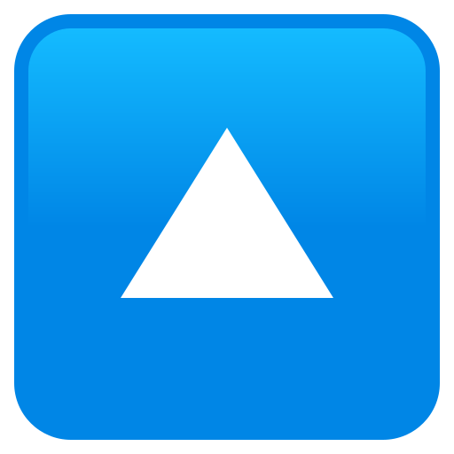 upwards button as rendered by JoyPixels