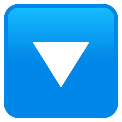 Downwards Button as drawn by JoyPixels in 11.0