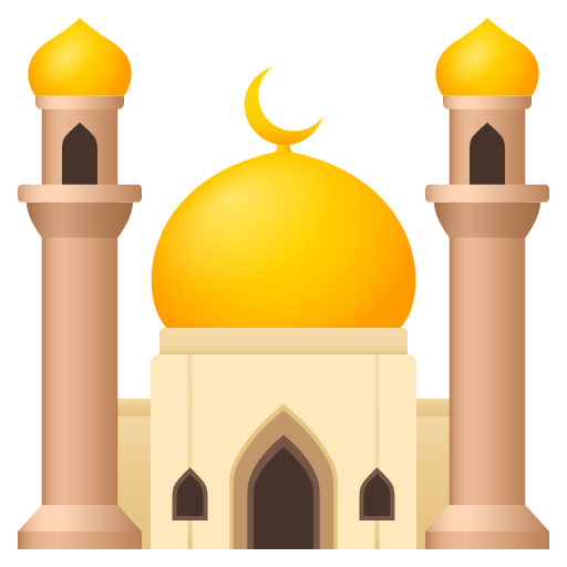 mosque as rendered by JoyPixels