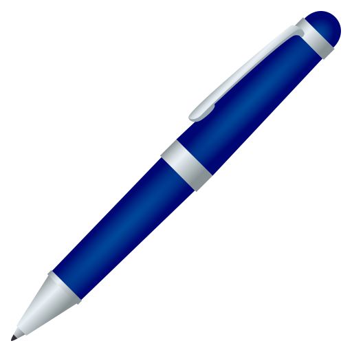 penna a sfera as rendered by JoyPixels