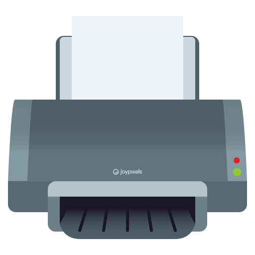 printer as rendered by JoyPixels