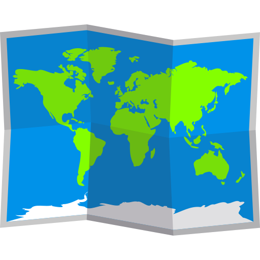 World Map as drawn by JoyPixels in 11.0