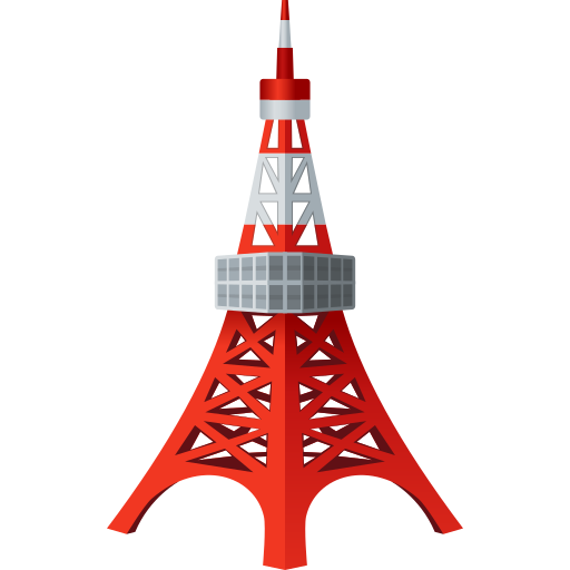 Torre De Tokio as drawn by JoyPixels in 11.0