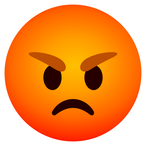 Enraged Face as drawn by JoyPixels in 11.0
