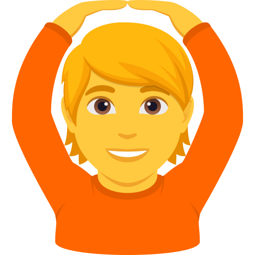person gesturing OK as rendered by JoyPixels
