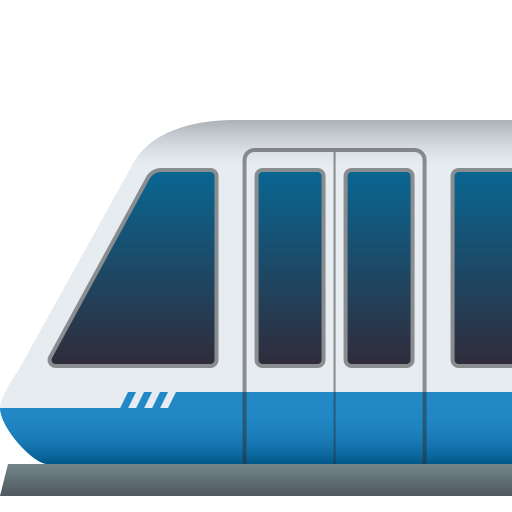 S-Bahn as rendered by JoyPixels