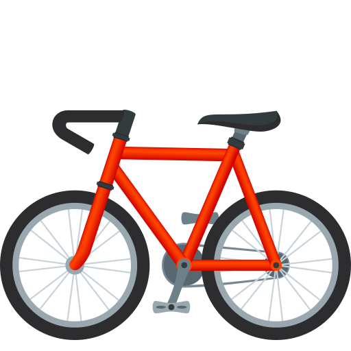 Bicycle as drawn by JoyPixels in 11.0