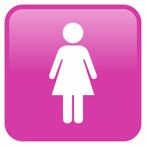 women’s room as rendered by JoyPixels
