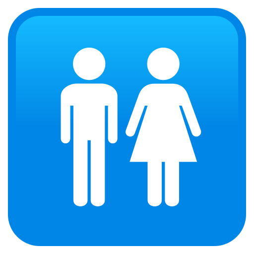 restroom as rendered by JoyPixels