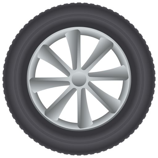 wheel as rendered by JoyPixels