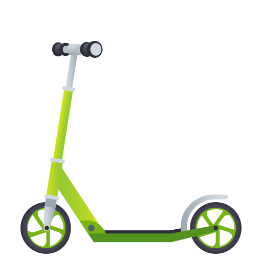 kick scooter as rendered by JoyPixels