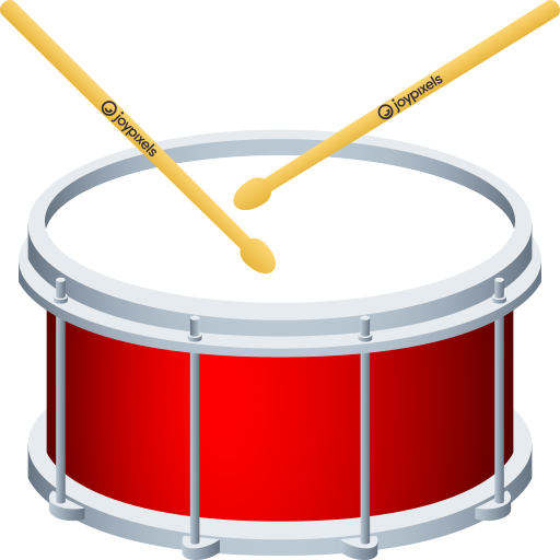 Drum as drawn by JoyPixels in 11.0