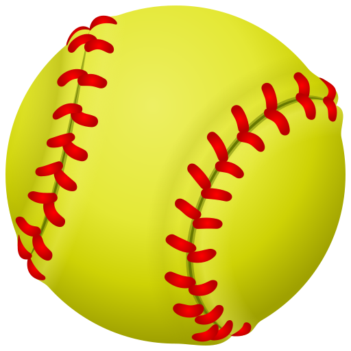 Softball as drawn by JoyPixels in 11.0