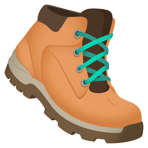 Hiking Boot as drawn by JoyPixels in 11.0