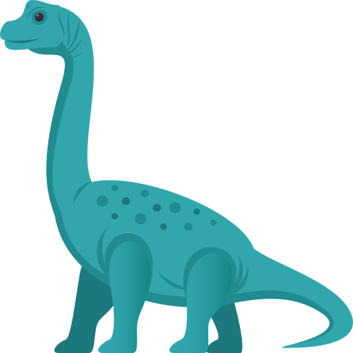 sauropod as rendered by JoyPixels
