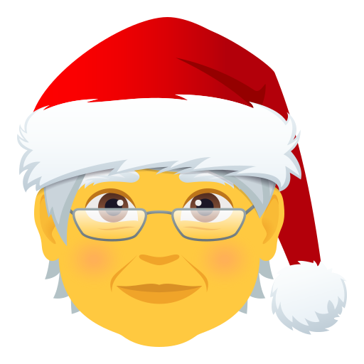 Mx Claus as rendered by JoyPixels