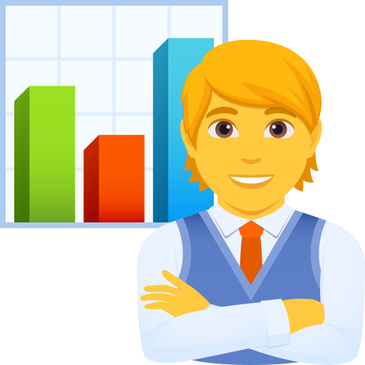 office worker as rendered by JoyPixels