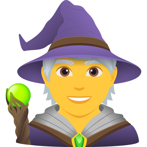 mage as rendered by JoyPixels