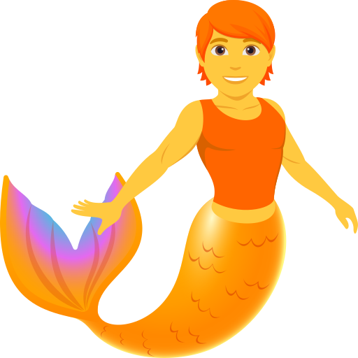 merperson as rendered by JoyPixels