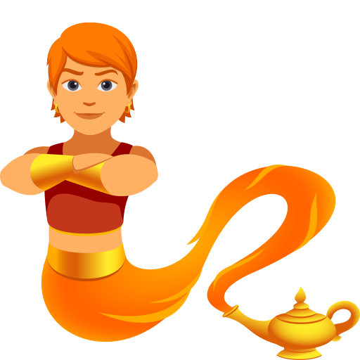 genie as rendered by JoyPixels