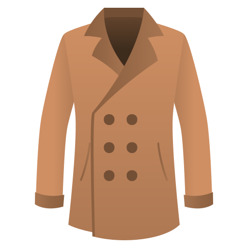 coat as rendered by JoyPixels