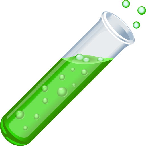 test tube as rendered by JoyPixels