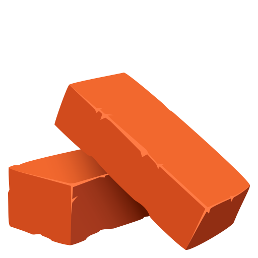 brick as rendered by JoyPixels