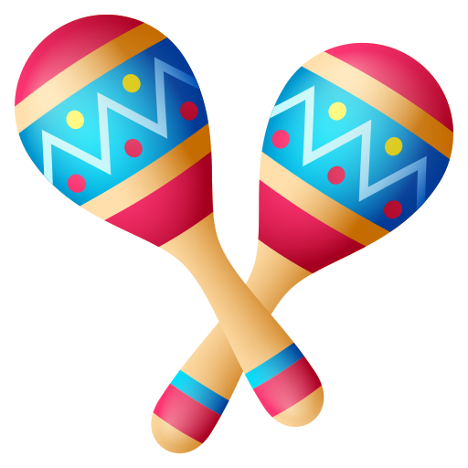 maracas as rendered by JoyPixels