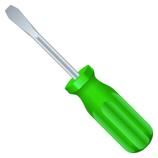Screwdriver as drawn by JoyPixels in 11.0
