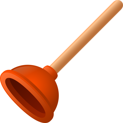 plunger as rendered by JoyPixels