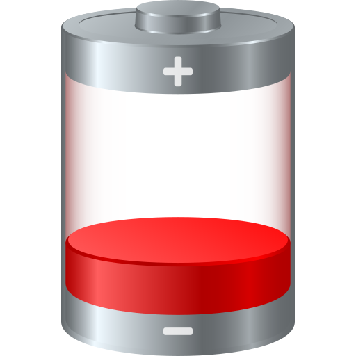 low battery as rendered by JoyPixels