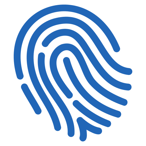 fingerprint as rendered by JoyPixels