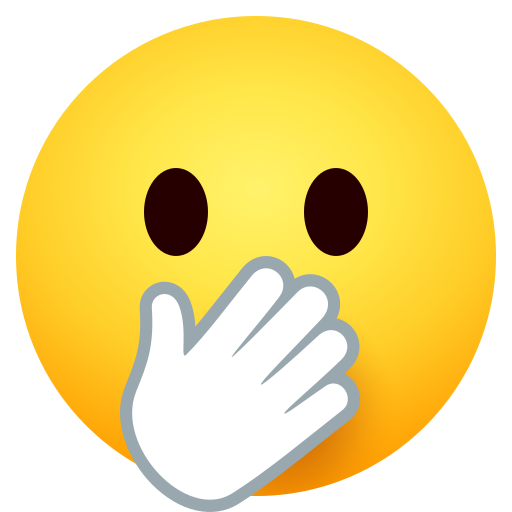 Face with Open Eyes and Hand Over Mouth, the design in this release