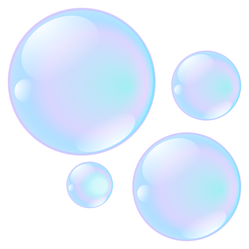 Bubbles as drawn by JoyPixels in 11.0