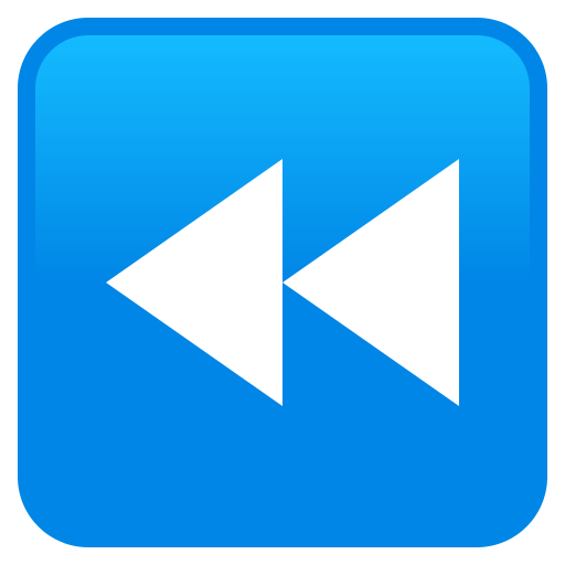 Fast Reverse Button as drawn by JoyPixels in 11.0