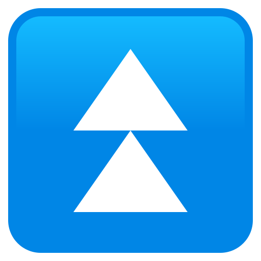 fast up button as rendered by JoyPixels