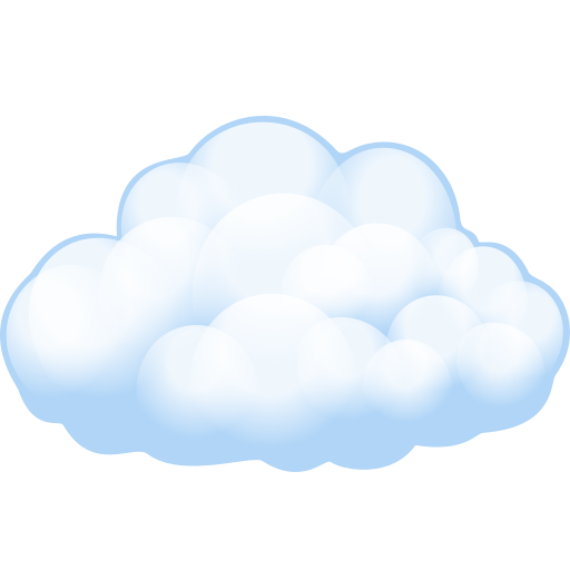 Cloud as drawn by JoyPixels in 11.0