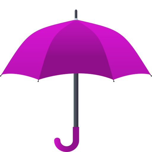 Umbrella as drawn by JoyPixels in 11.0