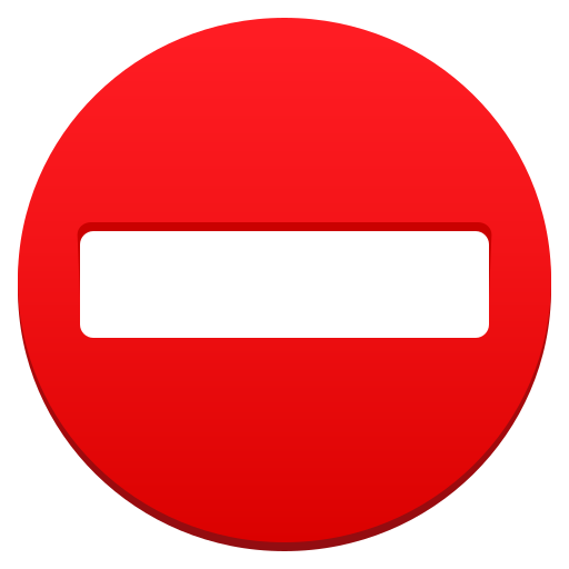 no entry as rendered by JoyPixels