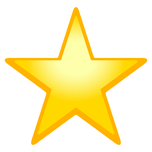 Star as drawn by JoyPixels in 11.0
