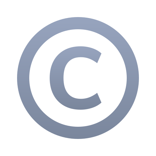 copyright as rendered by JoyPixels