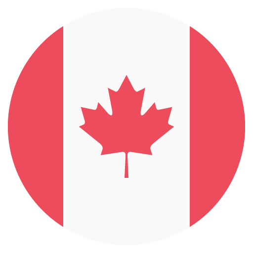 Flag: Canada as drawn by JoyPixels in 2.0